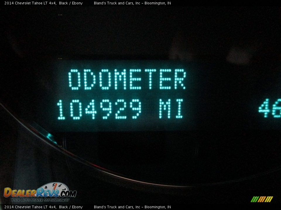 2014 Chevrolet Tahoe LT 4x4 Black / Ebony Photo #20