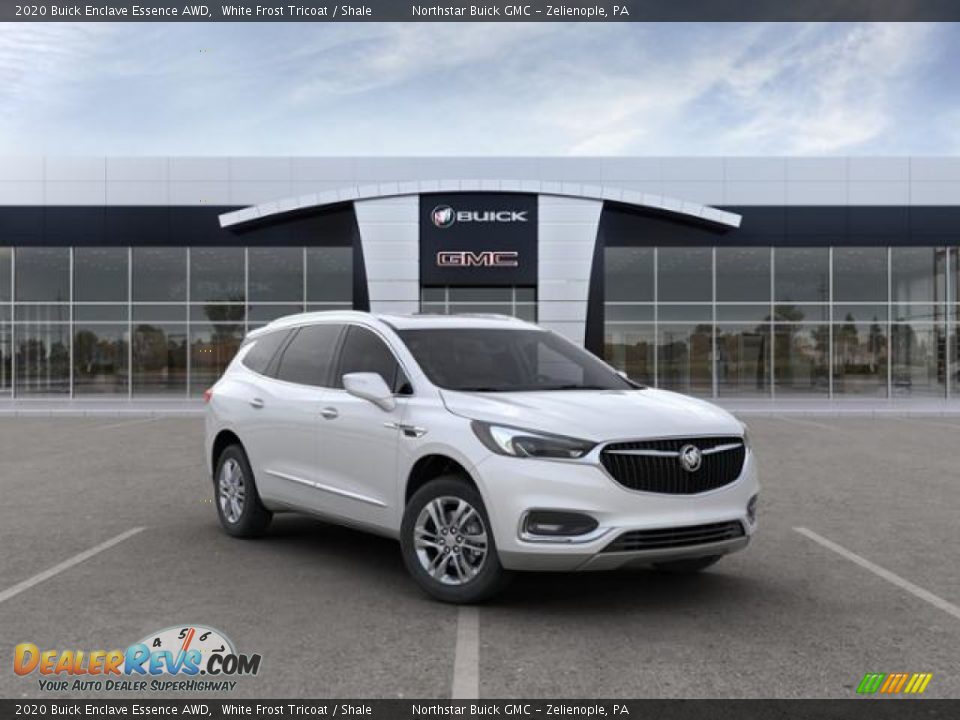 2020 Buick Enclave Essence AWD White Frost Tricoat / Shale Photo #1