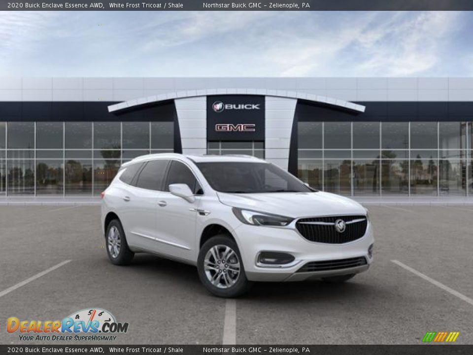 2020 Buick Enclave Essence AWD White Frost Tricoat / Shale Photo #1
