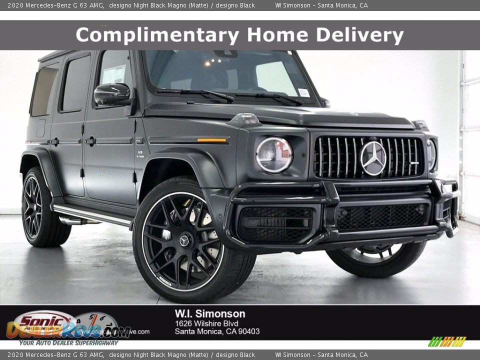 2020 Mercedes-Benz G 63 AMG designo Night Black Magno (Matte) / designo Black Photo #1