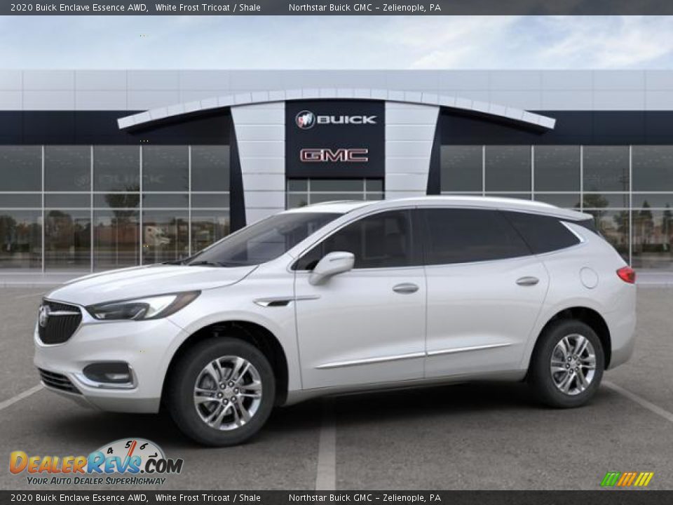 2020 Buick Enclave Essence AWD White Frost Tricoat / Shale Photo #2