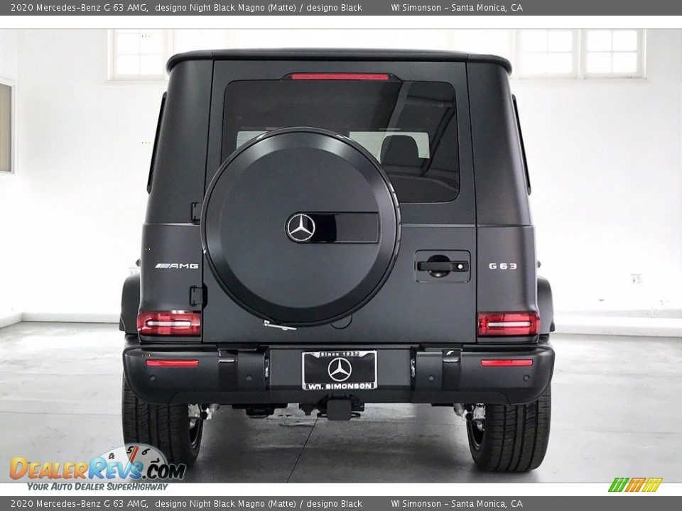 2020 Mercedes-Benz G 63 AMG designo Night Black Magno (Matte) / designo Black Photo #3