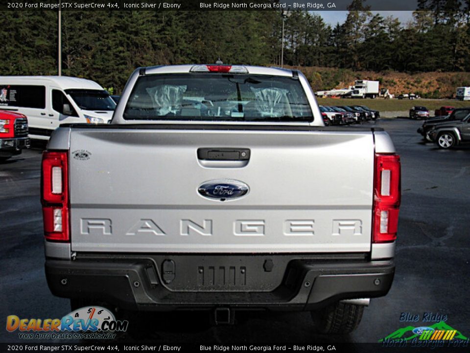 2020 Ford Ranger STX SuperCrew 4x4 Iconic Silver / Ebony Photo #5