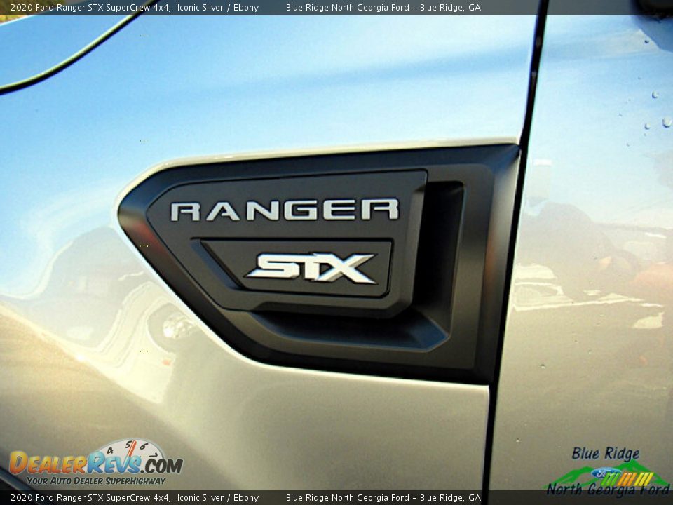 2020 Ford Ranger STX SuperCrew 4x4 Iconic Silver / Ebony Photo #31