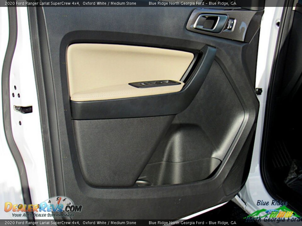 2020 Ford Ranger Lariat SuperCrew 4x4 Oxford White / Medium Stone Photo #10