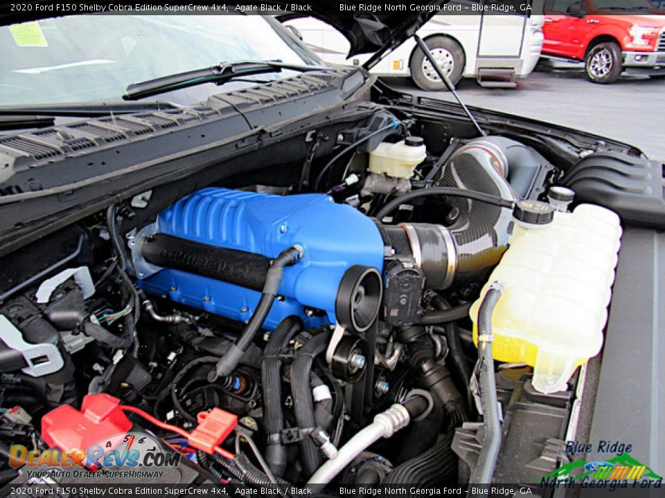 2020 Ford F150 Shelby Cobra Edition SuperCrew 4x4 5.0 Liter Shelby Supercharged DOHC 32-Valve Ti-VCT E85 V8 Engine Photo #12