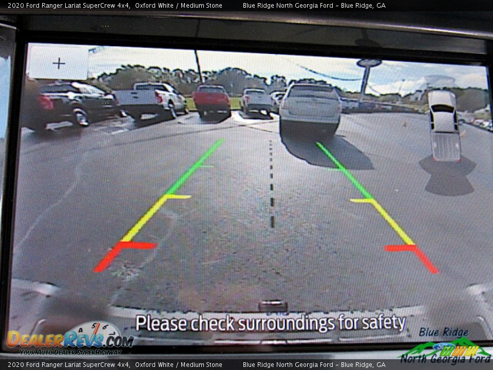 2020 Ford Ranger Lariat SuperCrew 4x4 Oxford White / Medium Stone Photo #21