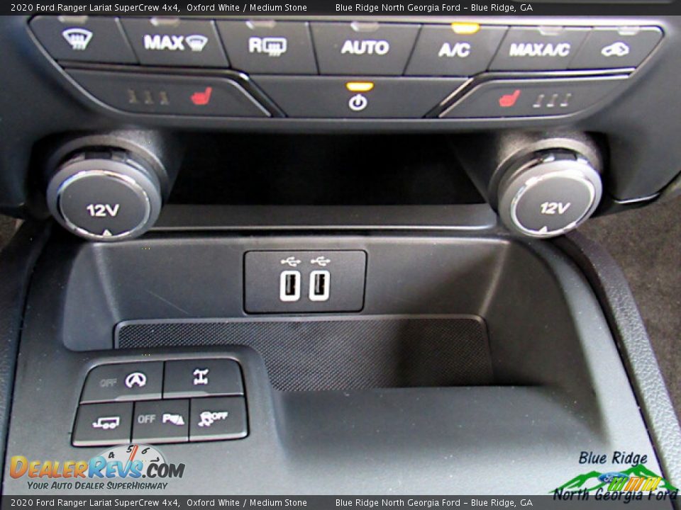 2020 Ford Ranger Lariat SuperCrew 4x4 Oxford White / Medium Stone Photo #22