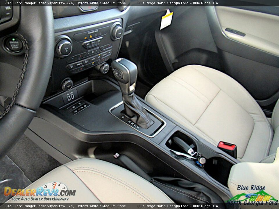 2020 Ford Ranger Lariat SuperCrew 4x4 Oxford White / Medium Stone Photo #24
