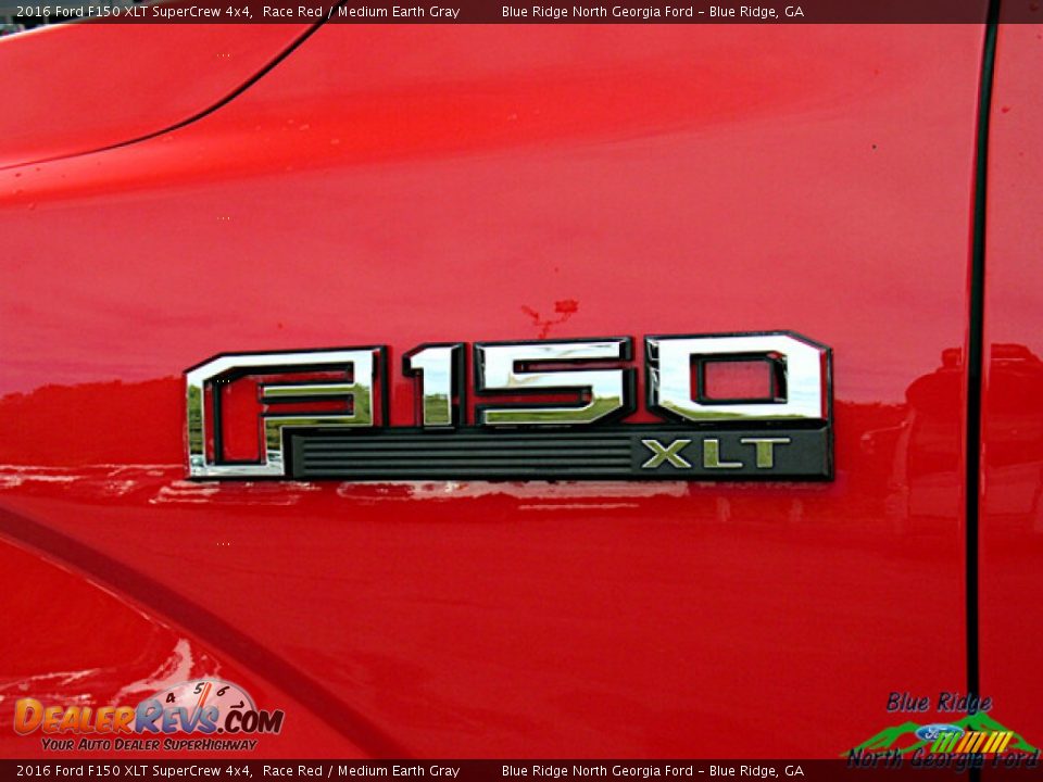 2016 Ford F150 XLT SuperCrew 4x4 Race Red / Medium Earth Gray Photo #31
