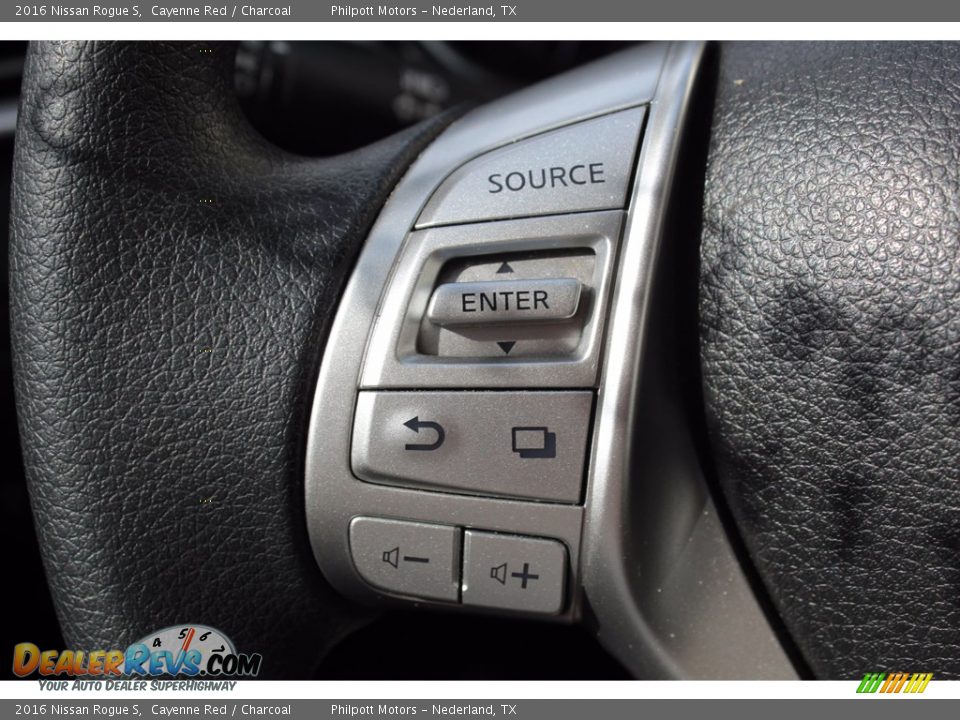 2016 Nissan Rogue S Steering Wheel Photo #13