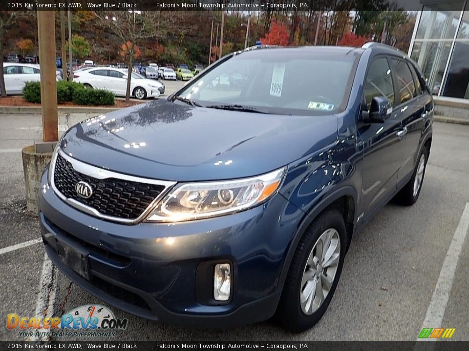 2015 Kia Sorento EX AWD Wave Blue / Black Photo #1