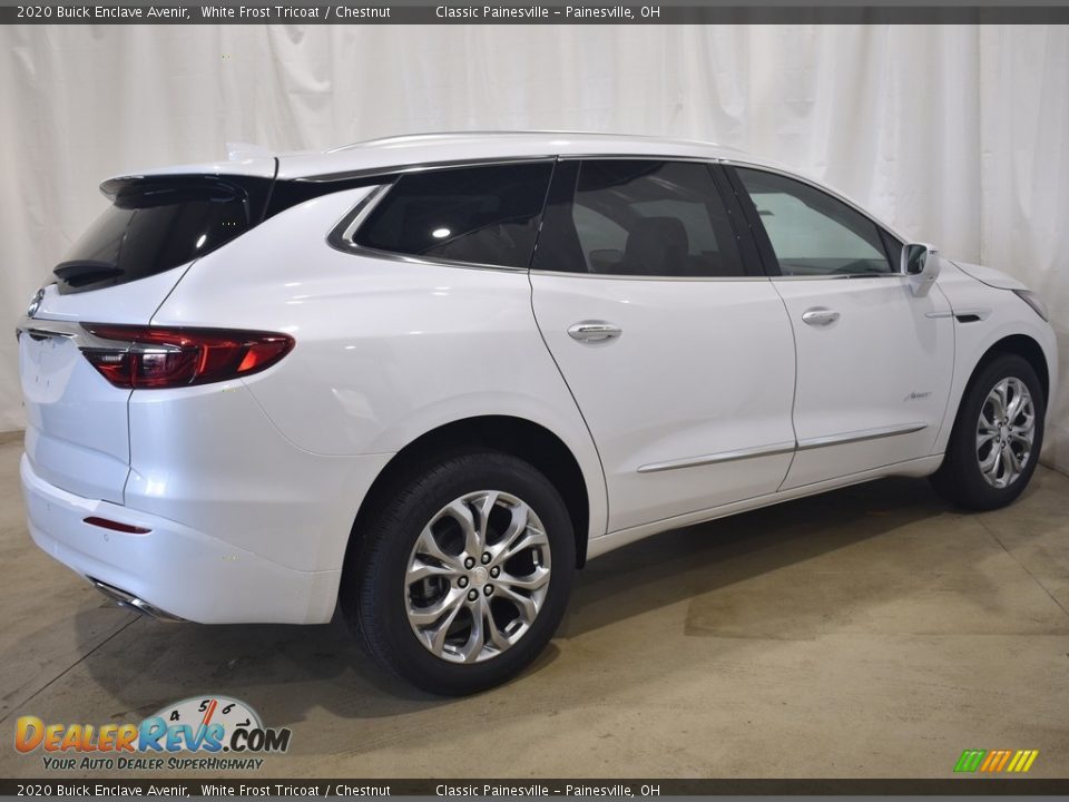 2020 Buick Enclave Avenir White Frost Tricoat / Chestnut Photo #2