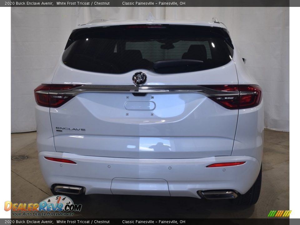 2020 Buick Enclave Avenir White Frost Tricoat / Chestnut Photo #3