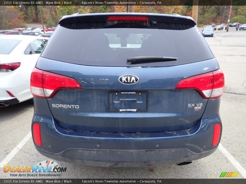 2015 Kia Sorento EX AWD Wave Blue / Black Photo #3