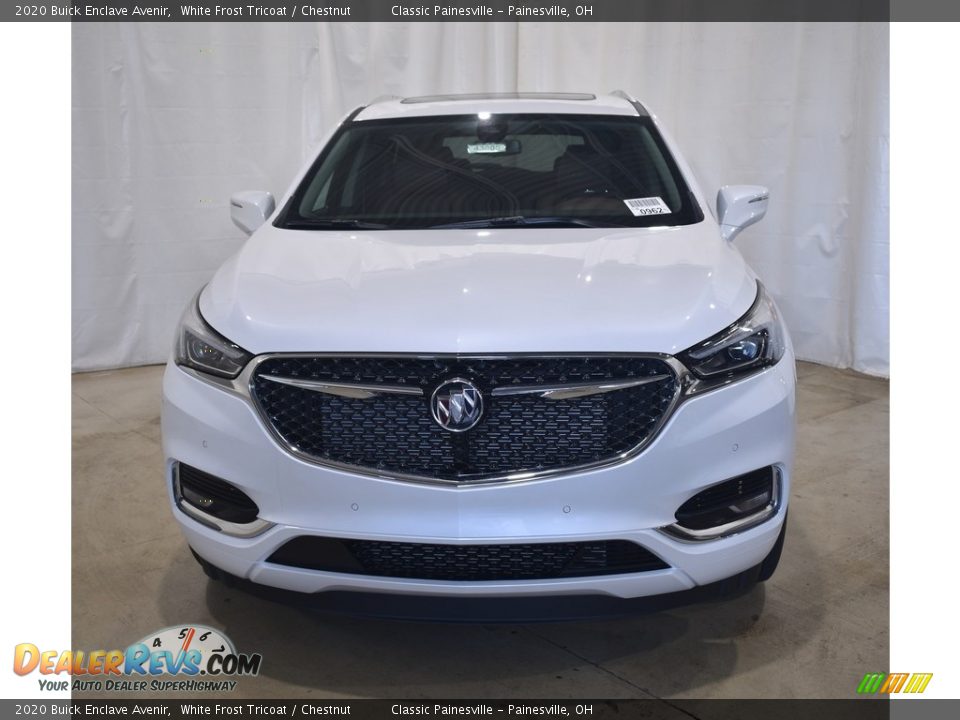 2020 Buick Enclave Avenir White Frost Tricoat / Chestnut Photo #4