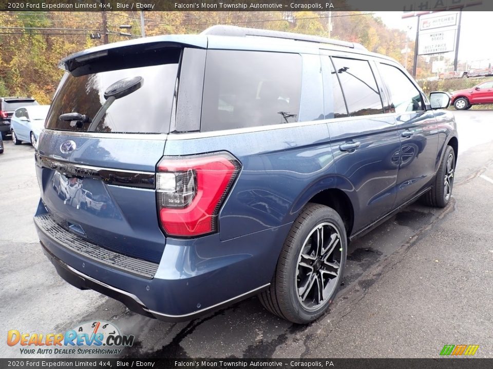 2020 Ford Expedition Limited 4x4 Blue / Ebony Photo #5