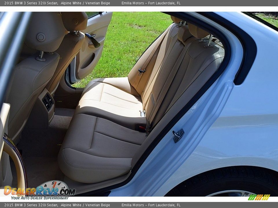 Rear Seat of 2015 BMW 3 Series 320i Sedan Photo #41