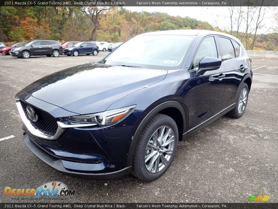 Deep Crystal Blue Mica 2021 Mazda CX-5 Grand Touring AWD Photo #5