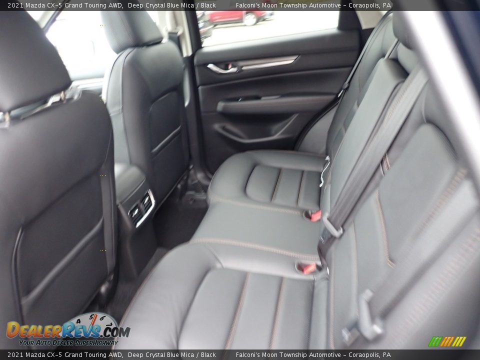 2021 Mazda CX-5 Grand Touring AWD Deep Crystal Blue Mica / Black Photo #8