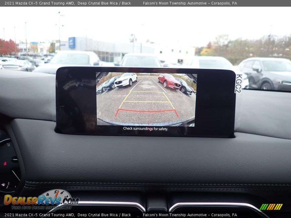 2021 Mazda CX-5 Grand Touring AWD Deep Crystal Blue Mica / Black Photo #15