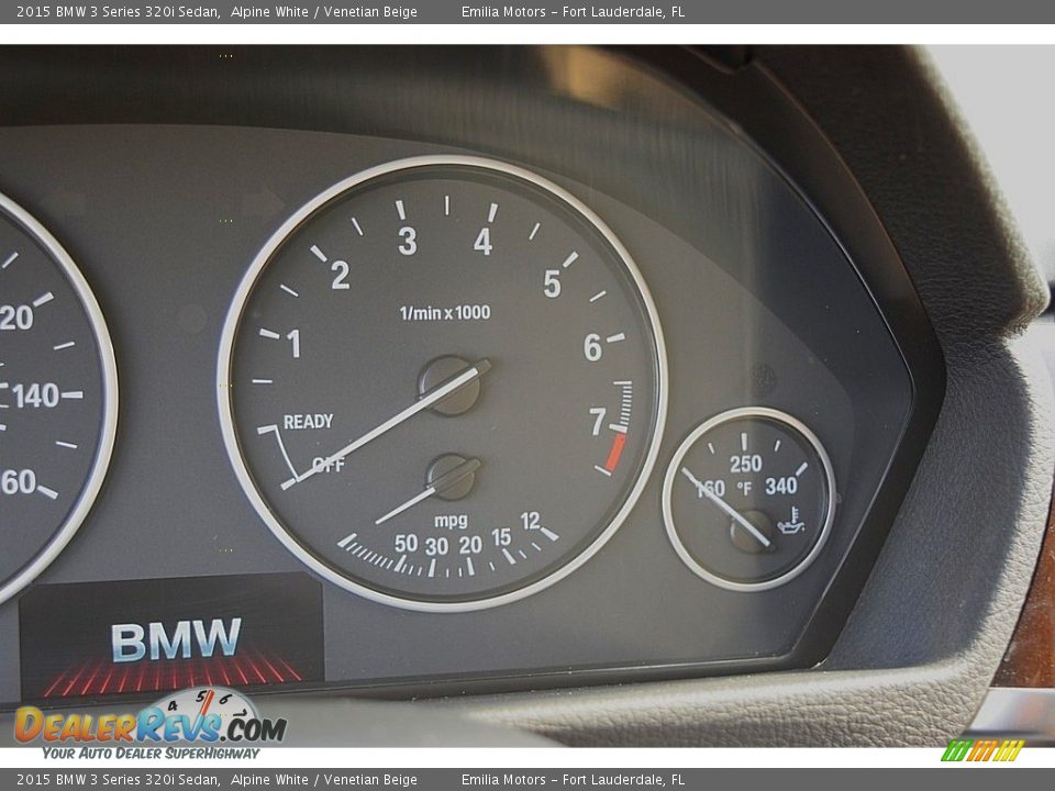 2015 BMW 3 Series 320i Sedan Gauges Photo #61