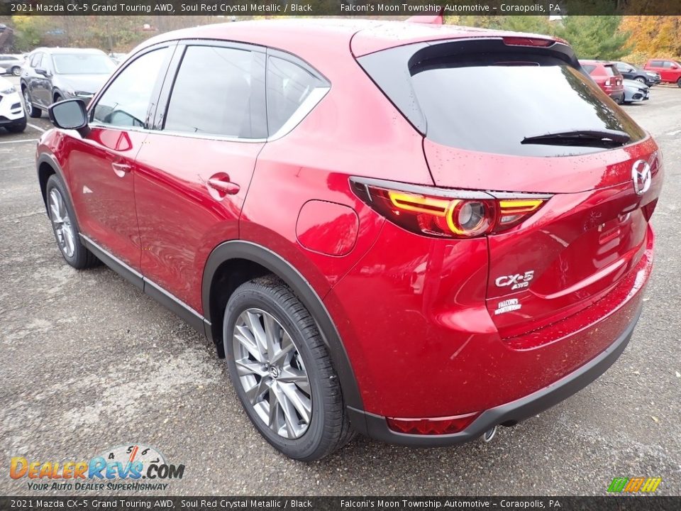 2021 Mazda CX-5 Grand Touring AWD Soul Red Crystal Metallic / Black Photo #6