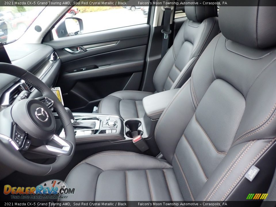 Black Interior - 2021 Mazda CX-5 Grand Touring AWD Photo #10