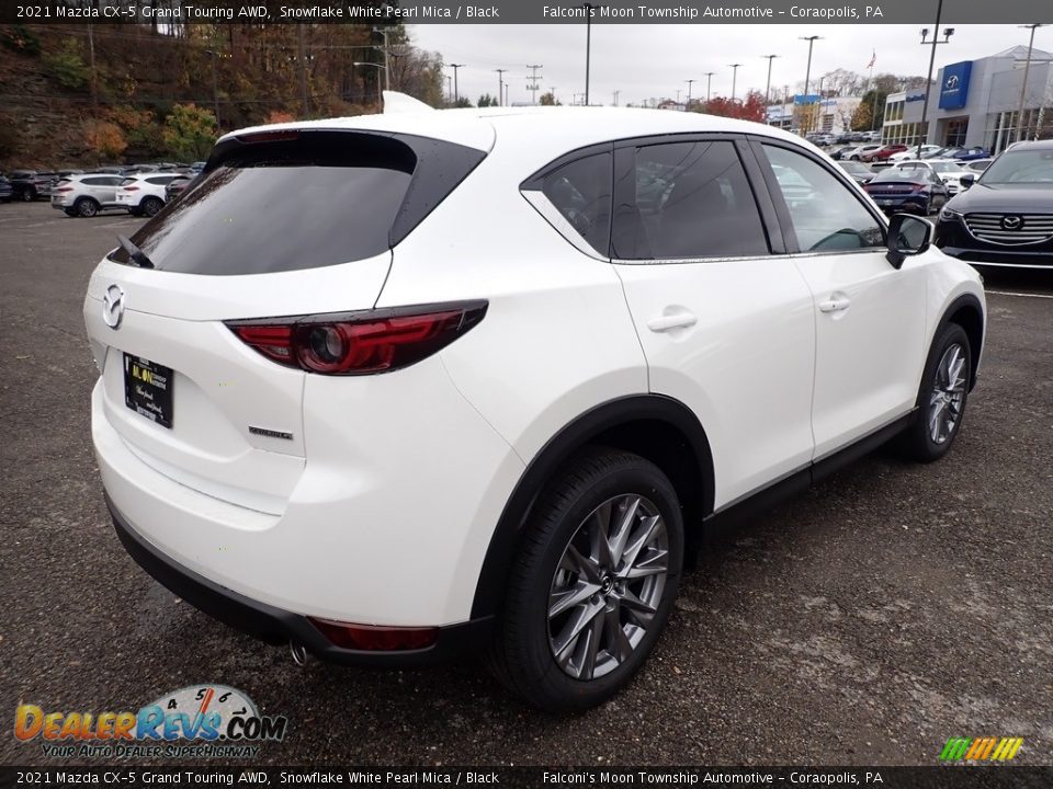2021 Mazda CX-5 Grand Touring AWD Snowflake White Pearl Mica / Black Photo #2