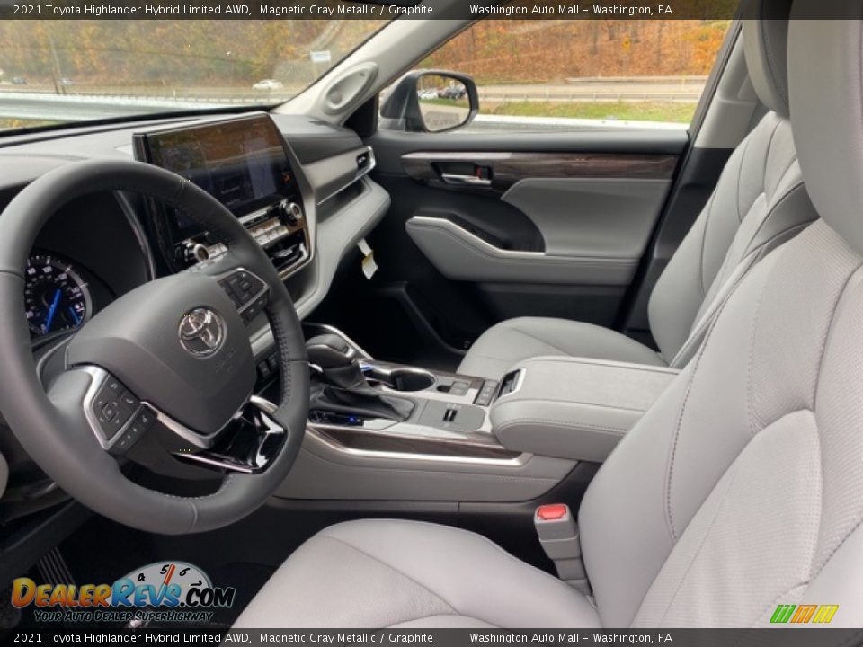 2021 Toyota Highlander Hybrid Limited AWD Magnetic Gray Metallic / Graphite Photo #3