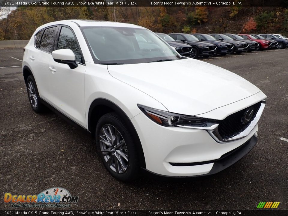 2021 Mazda CX-5 Grand Touring AWD Snowflake White Pearl Mica / Black Photo #3