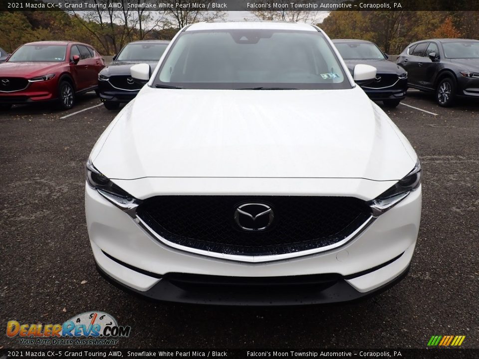 2021 Mazda CX-5 Grand Touring AWD Snowflake White Pearl Mica / Black Photo #4
