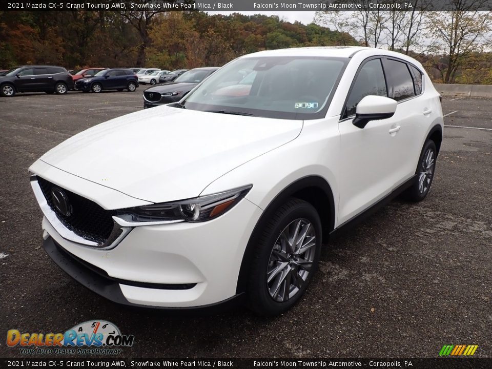 2021 Mazda CX-5 Grand Touring AWD Snowflake White Pearl Mica / Black Photo #5
