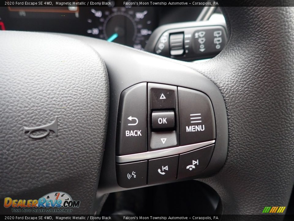 2020 Ford Escape SE 4WD Magnetic Metallic / Ebony Black Photo #15
