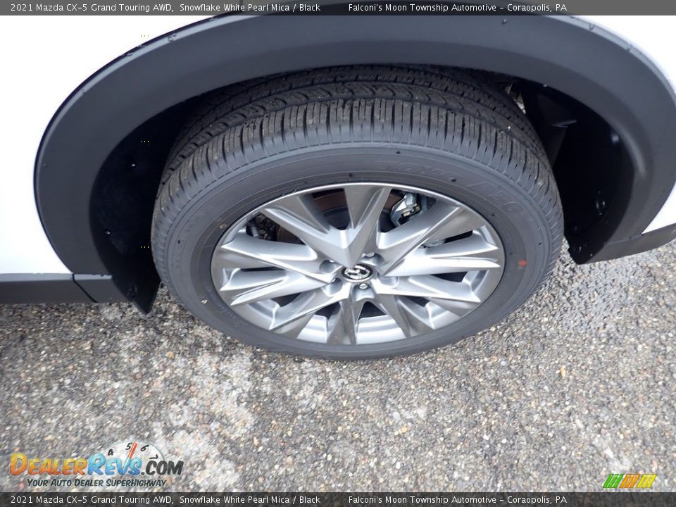 2021 Mazda CX-5 Grand Touring AWD Snowflake White Pearl Mica / Black Photo #7