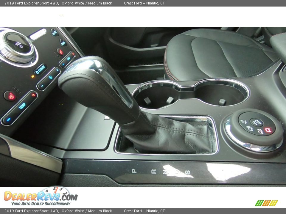 2019 Ford Explorer Sport 4WD Oxford White / Medium Black Photo #16