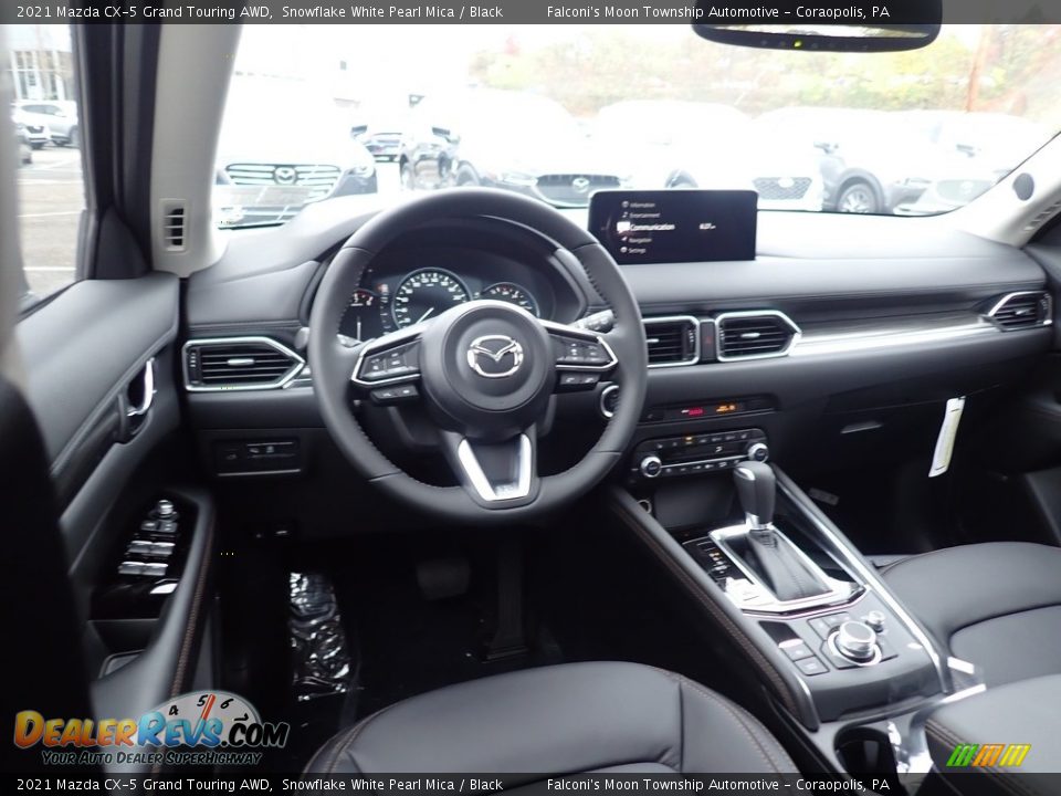 2021 Mazda CX-5 Grand Touring AWD Snowflake White Pearl Mica / Black Photo #9