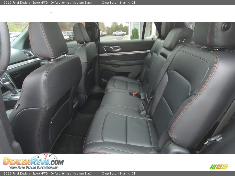 2019 Ford Explorer Sport 4WD Oxford White / Medium Black Photo #18