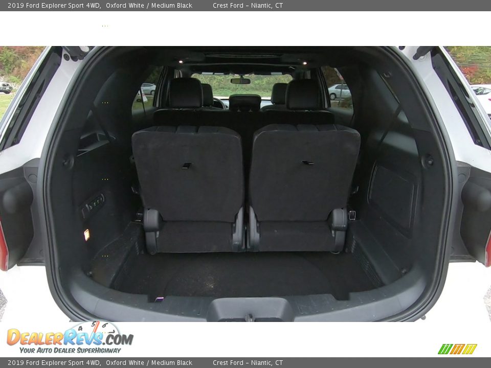 2019 Ford Explorer Sport 4WD Oxford White / Medium Black Photo #21