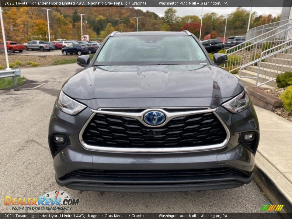 2021 Toyota Highlander Hybrid Limited AWD Magnetic Gray Metallic / Graphite Photo #16