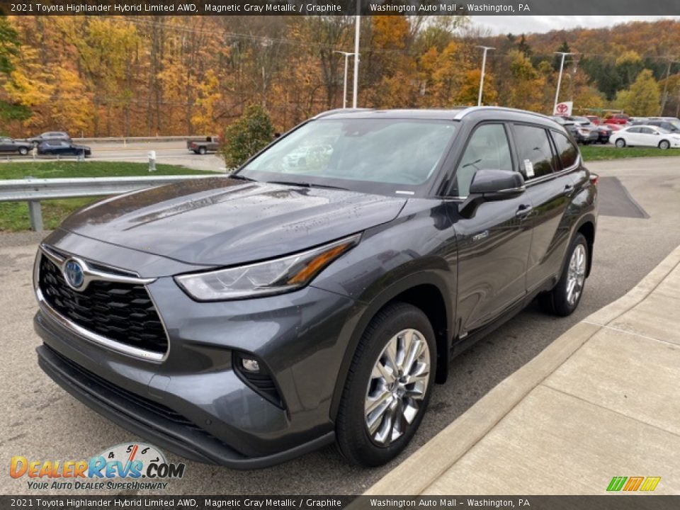 2021 Toyota Highlander Hybrid Limited AWD Magnetic Gray Metallic / Graphite Photo #17