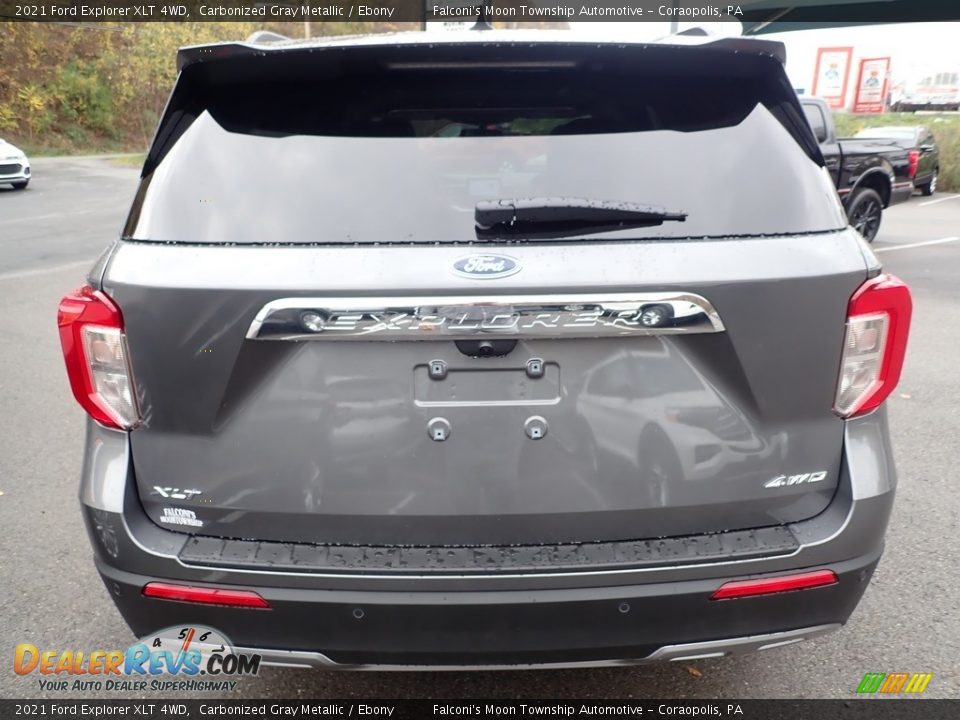 2021 Ford Explorer XLT 4WD Carbonized Gray Metallic / Ebony Photo #7