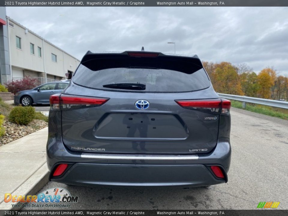 2021 Toyota Highlander Hybrid Limited AWD Magnetic Gray Metallic / Graphite Photo #18