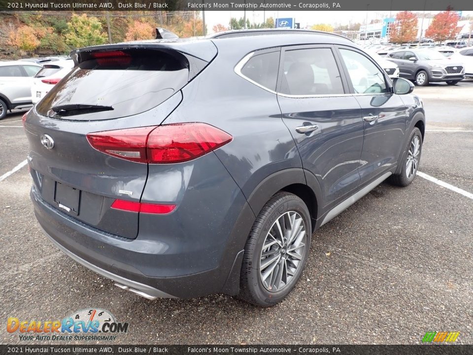 2021 Hyundai Tucson Ulitimate AWD Dusk Blue / Black Photo #2