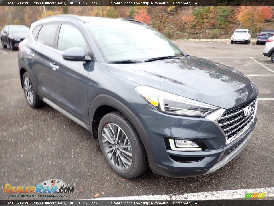 Front 3/4 View of 2021 Hyundai Tucson Ulitimate AWD Photo #3