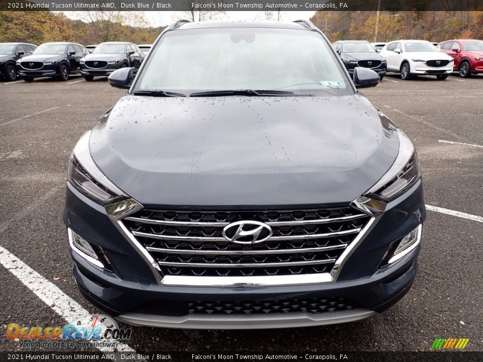 2021 Hyundai Tucson Ulitimate AWD Dusk Blue / Black Photo #4