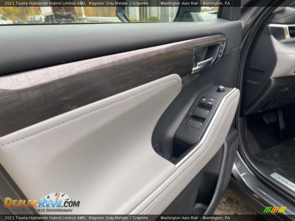 2021 Toyota Highlander Hybrid Limited AWD Magnetic Gray Metallic / Graphite Photo #22