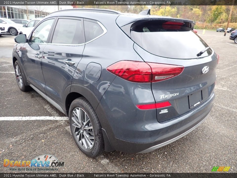 2021 Hyundai Tucson Ulitimate AWD Dusk Blue / Black Photo #6