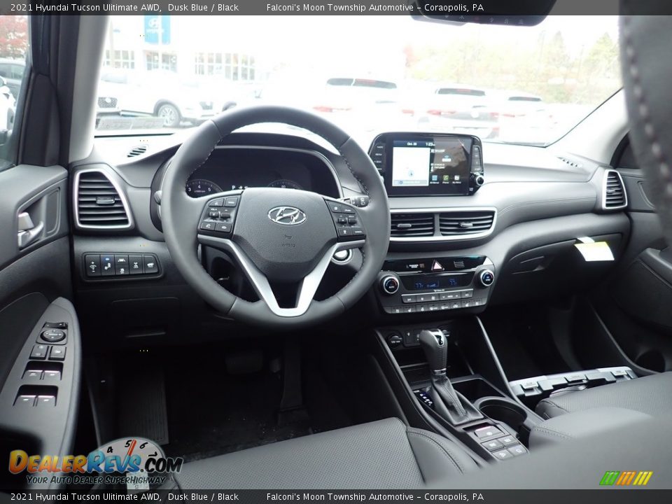 Black Interior - 2021 Hyundai Tucson Ulitimate AWD Photo #9