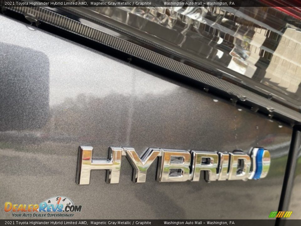 2021 Toyota Highlander Hybrid Limited AWD Magnetic Gray Metallic / Graphite Photo #32